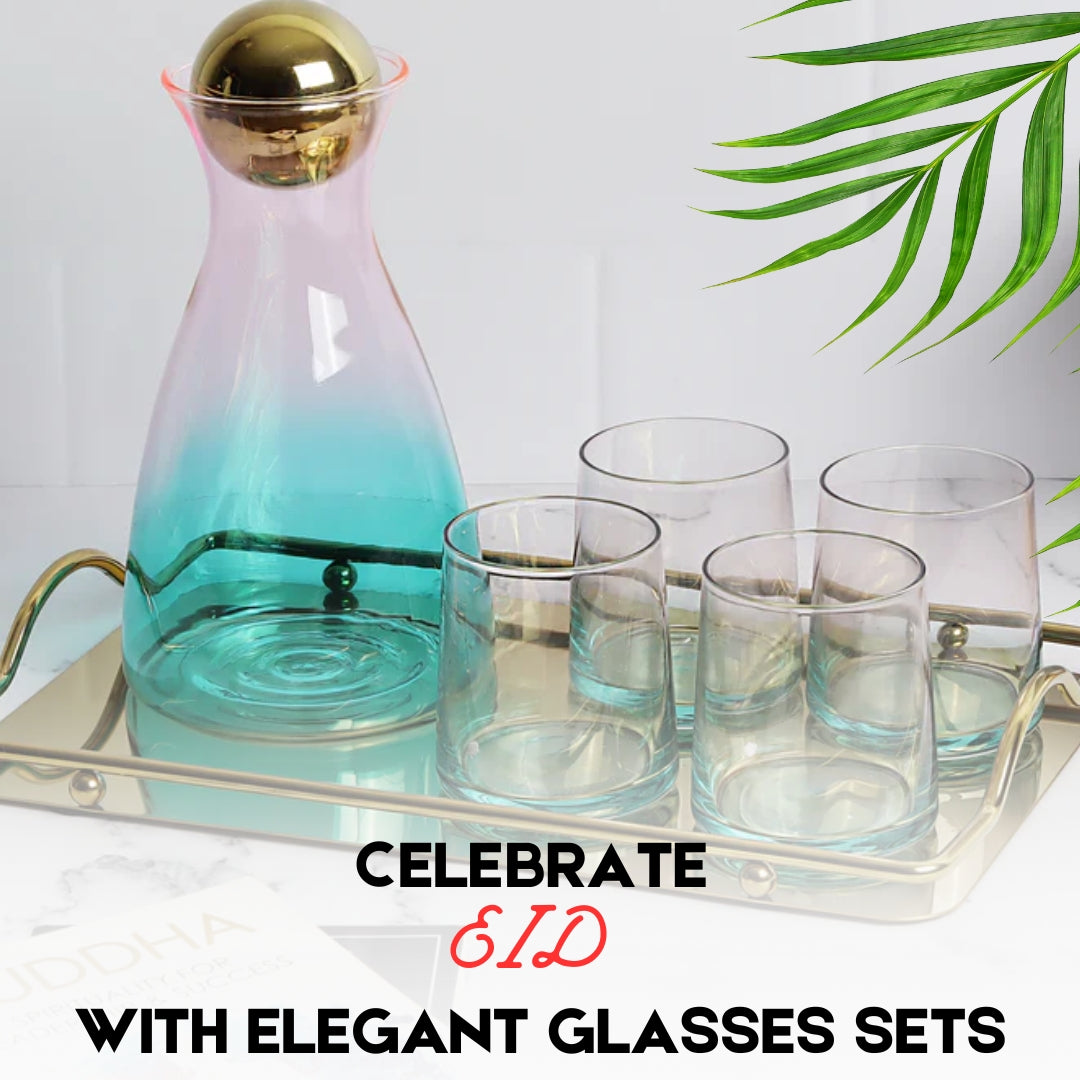 glass set for eid
