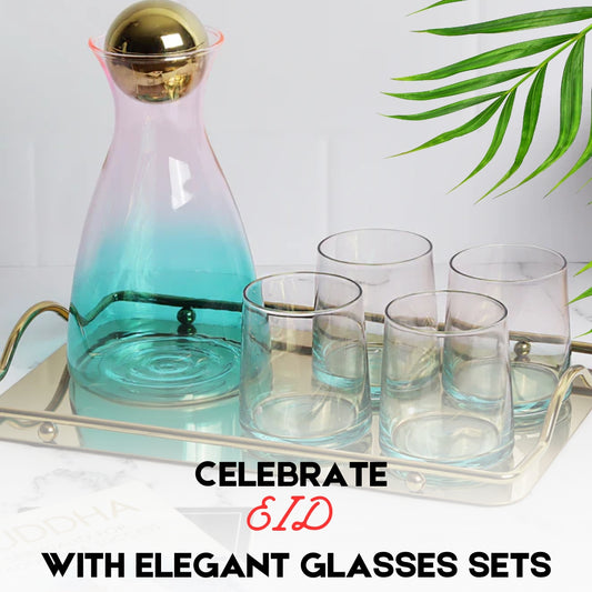 glass set for eid