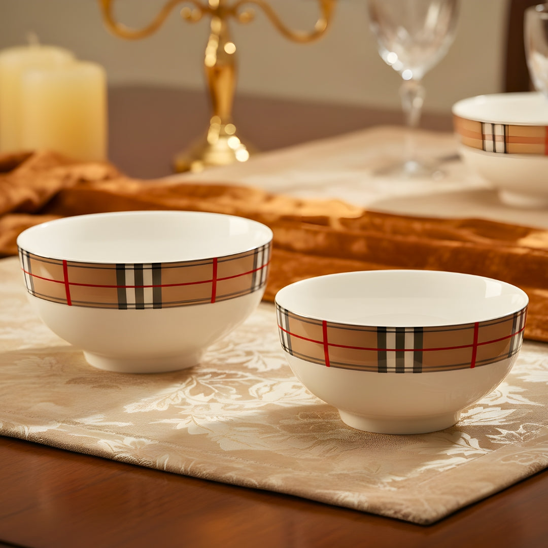 Magnesium Porcelain Dinner Set – 36 Pieces | Elegant Dining Essentials | Tableware