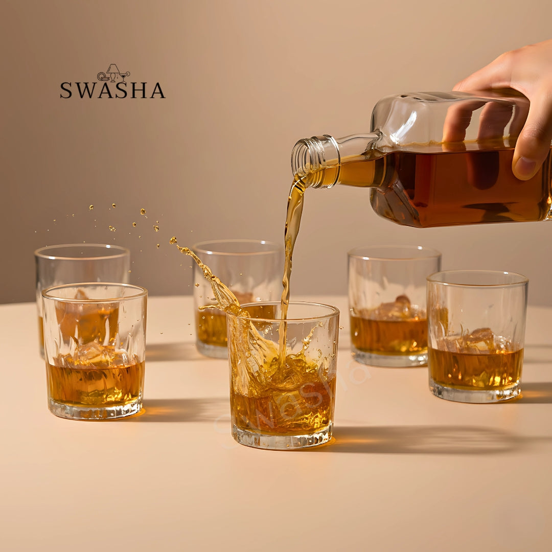 Swasha Premium Whiskey Glass Set of 6