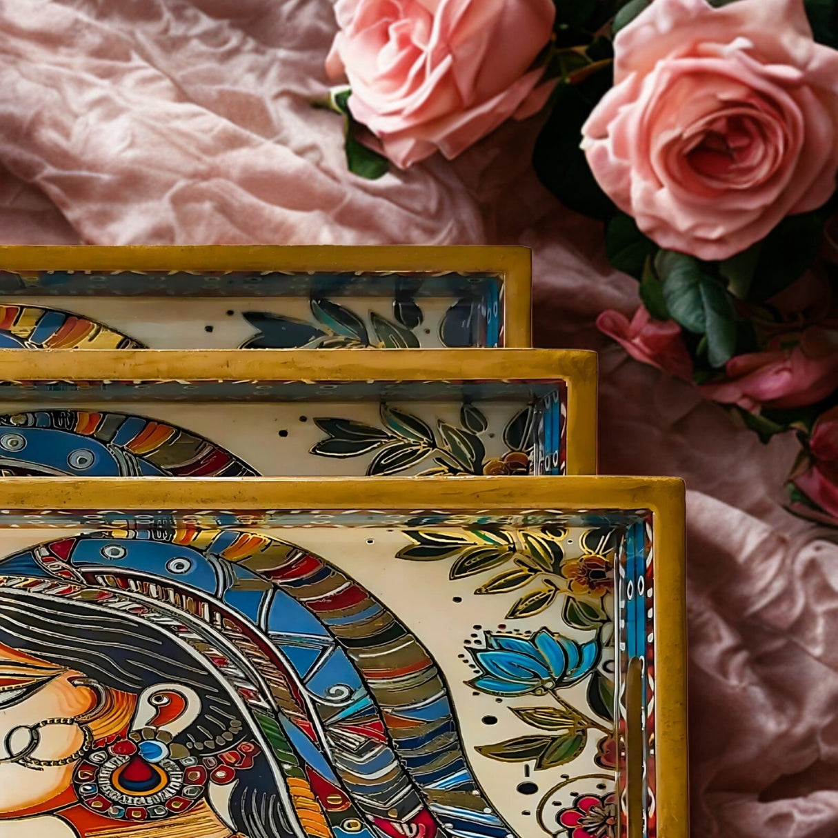 MDF Serving Tray Set of 3