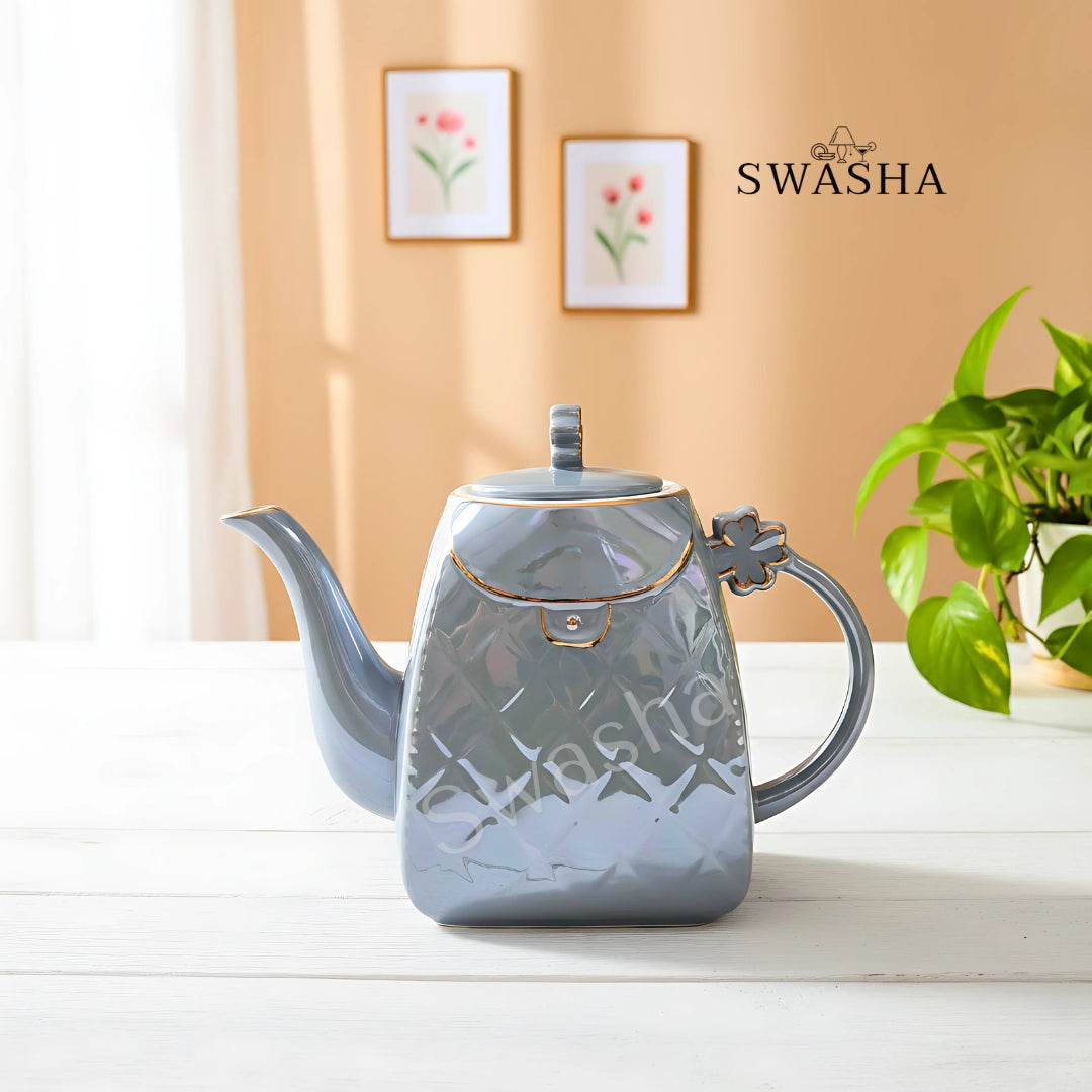 Swasha Tea Set with Revolving Tray – Perfect for Gifting & Daily Use
