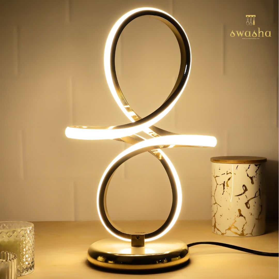 Modern table/floor lamp - illuminates spaces with contemporary style
