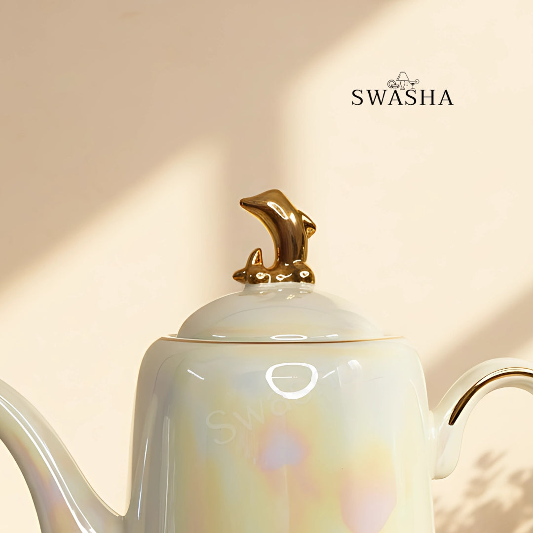 Swasha Holographic Revolving Tea Set
