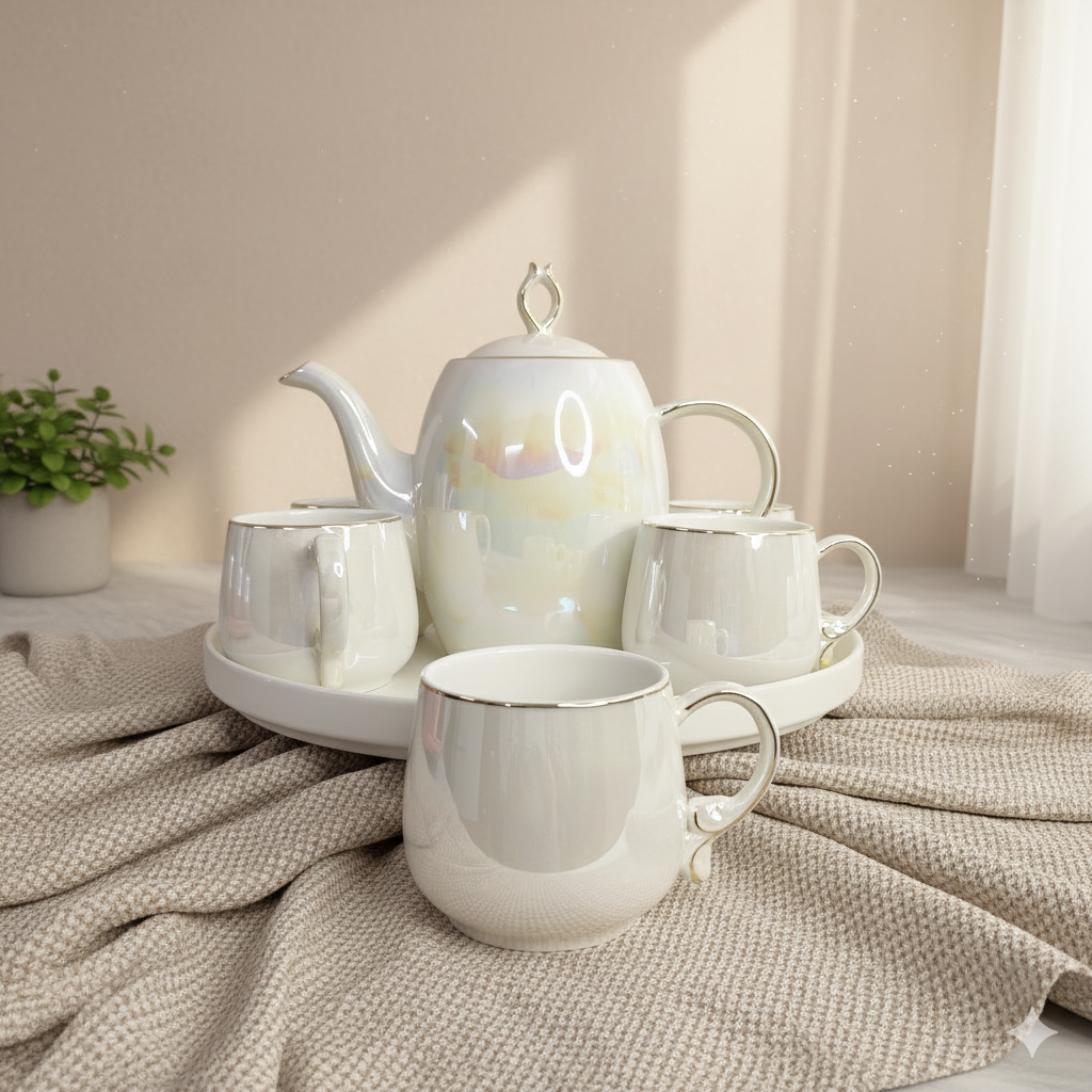 Holographic Tea Set