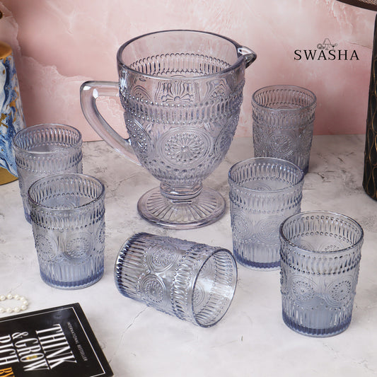 Jug Set by Swasha Home Decor - 6 Glasses & 1 Jug