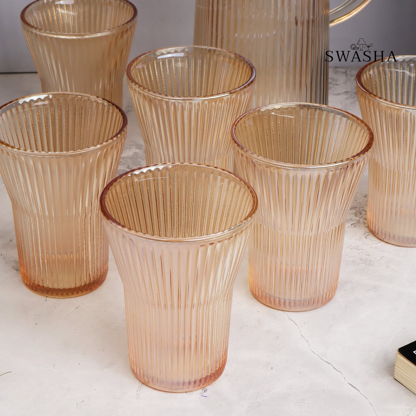 Jug Set by Swasha – 6 Glasses & 1 Jug