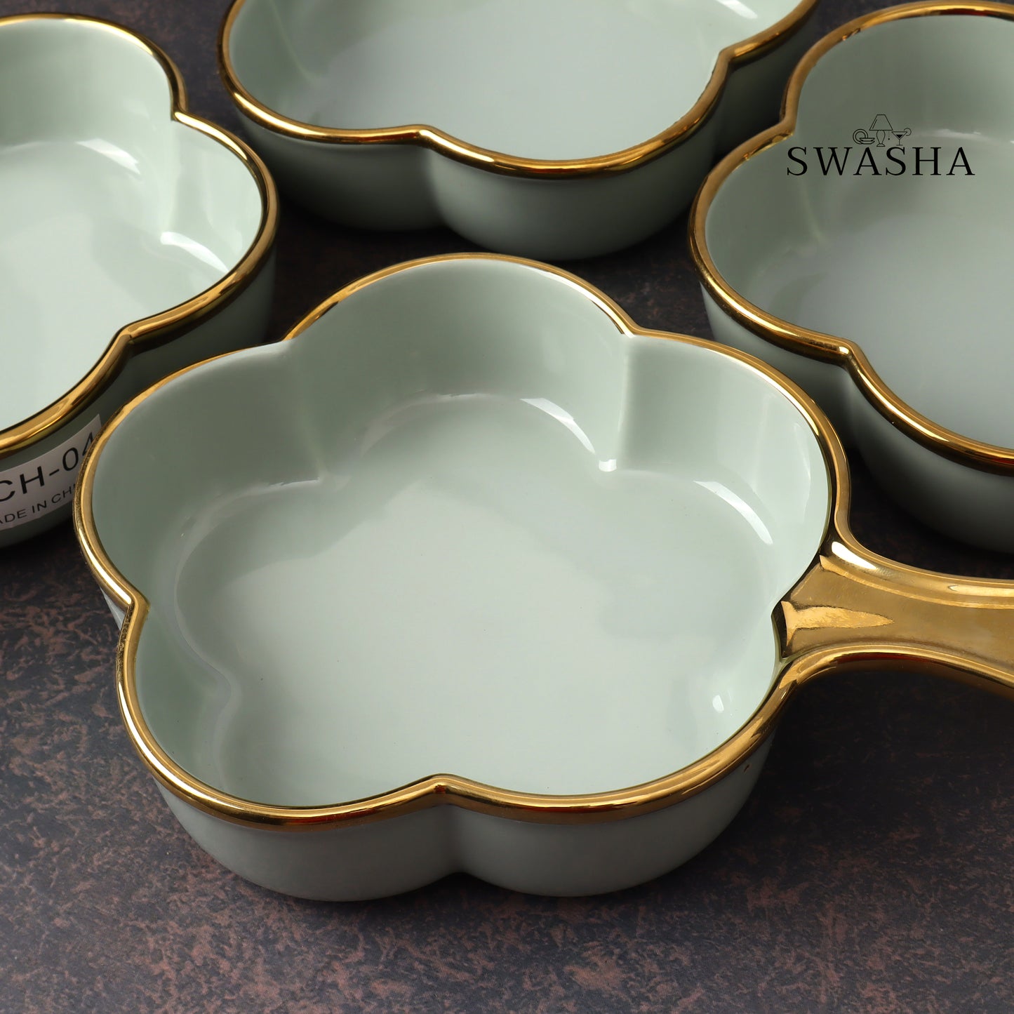 Single Handle Serving Platter - Set of 4