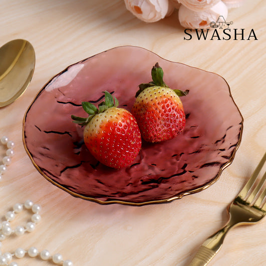 Glass Fruit Plate