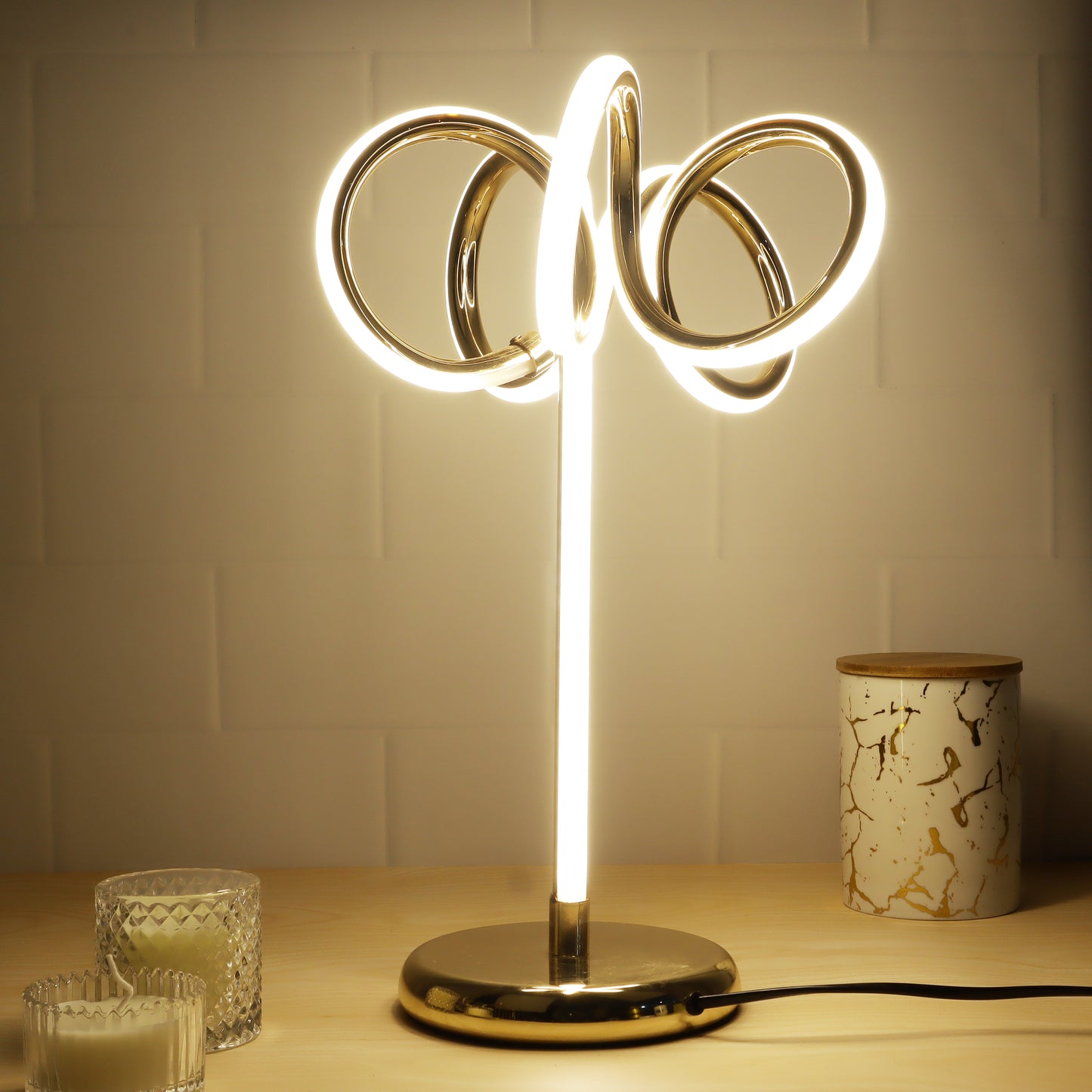 Modern table/floor lamp - illuminates spaces with contemporary style