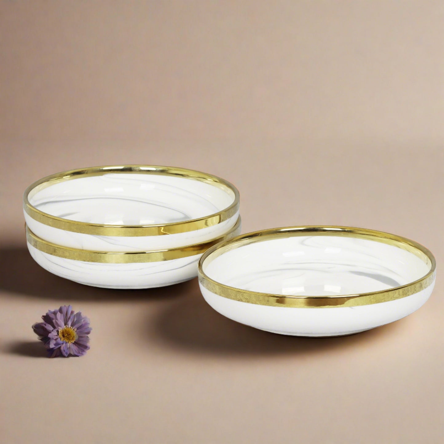 Complete ceramic pasta bowl set - perfect for serving and enjoying pasta dishes.
