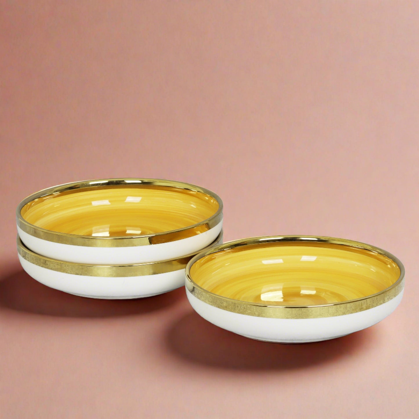Complete ceramic pasta bowl set - perfect for serving and enjoying pasta dishes.