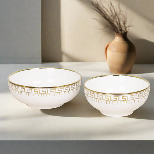 Complete fine bone china pasta bowl set - perfect for serving and enjoying pasta dishes.