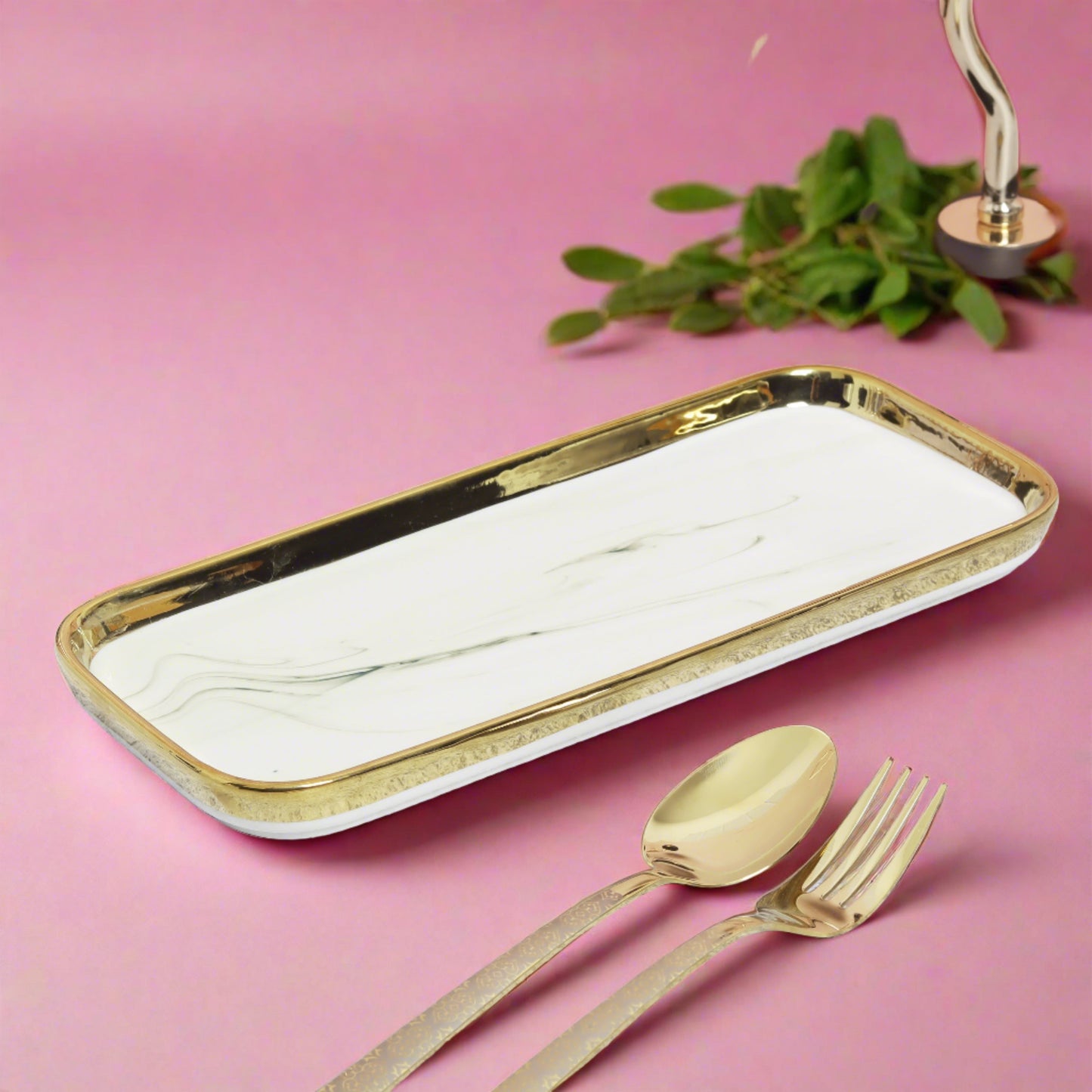 Personalized 10-piece ceramic dinner set - elevate dining with your unique touch