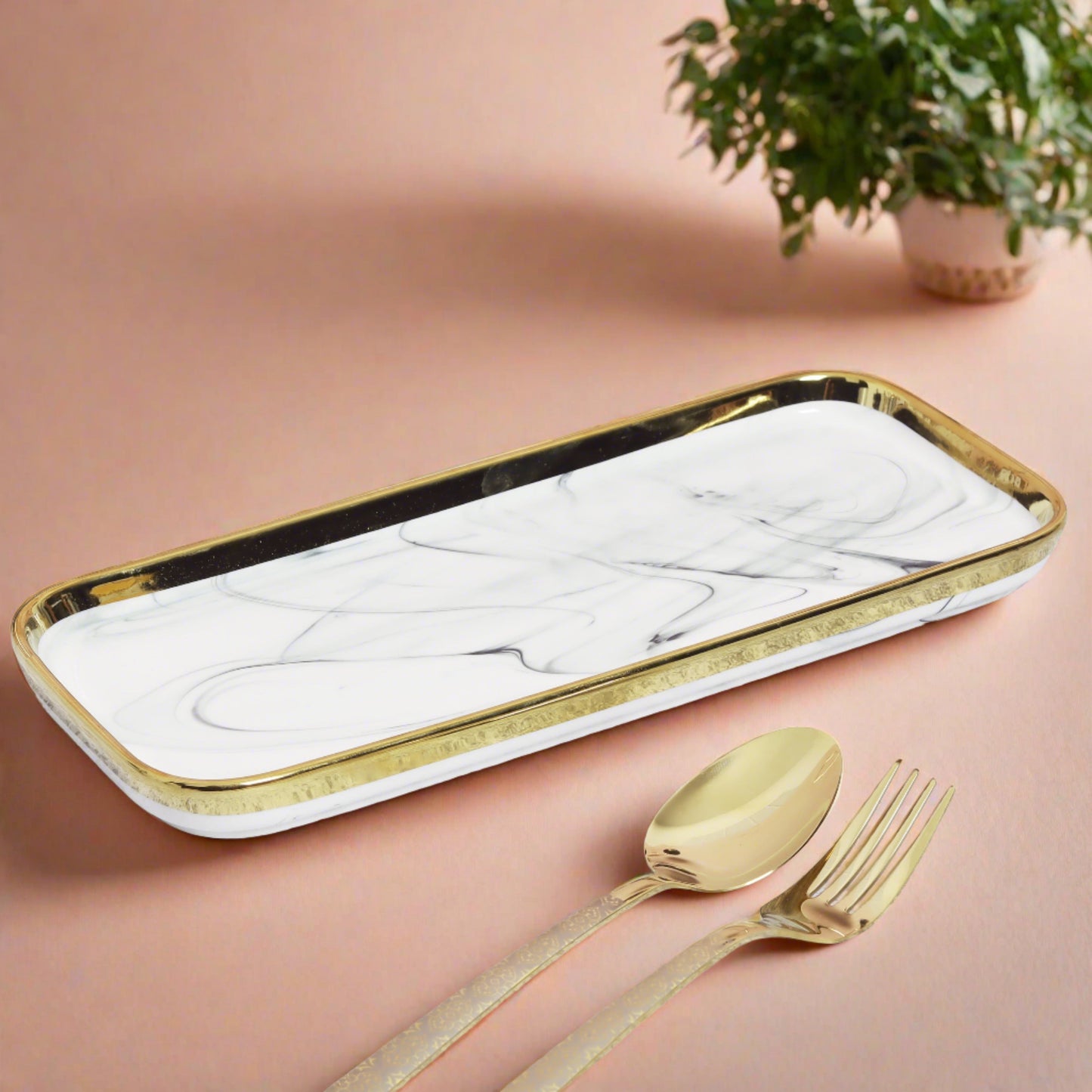 Personalized 10-piece ceramic dinner set - elevate dining with your unique touch