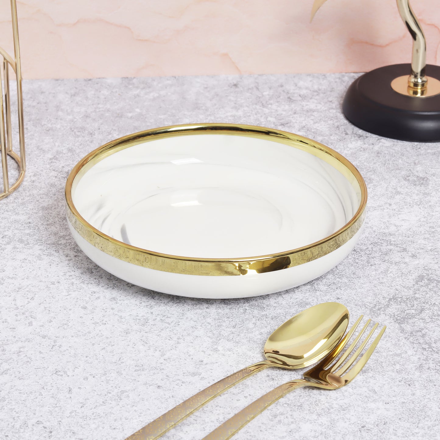 Personalized 9-piece ceramic dinner set - elevate dining with your unique touch