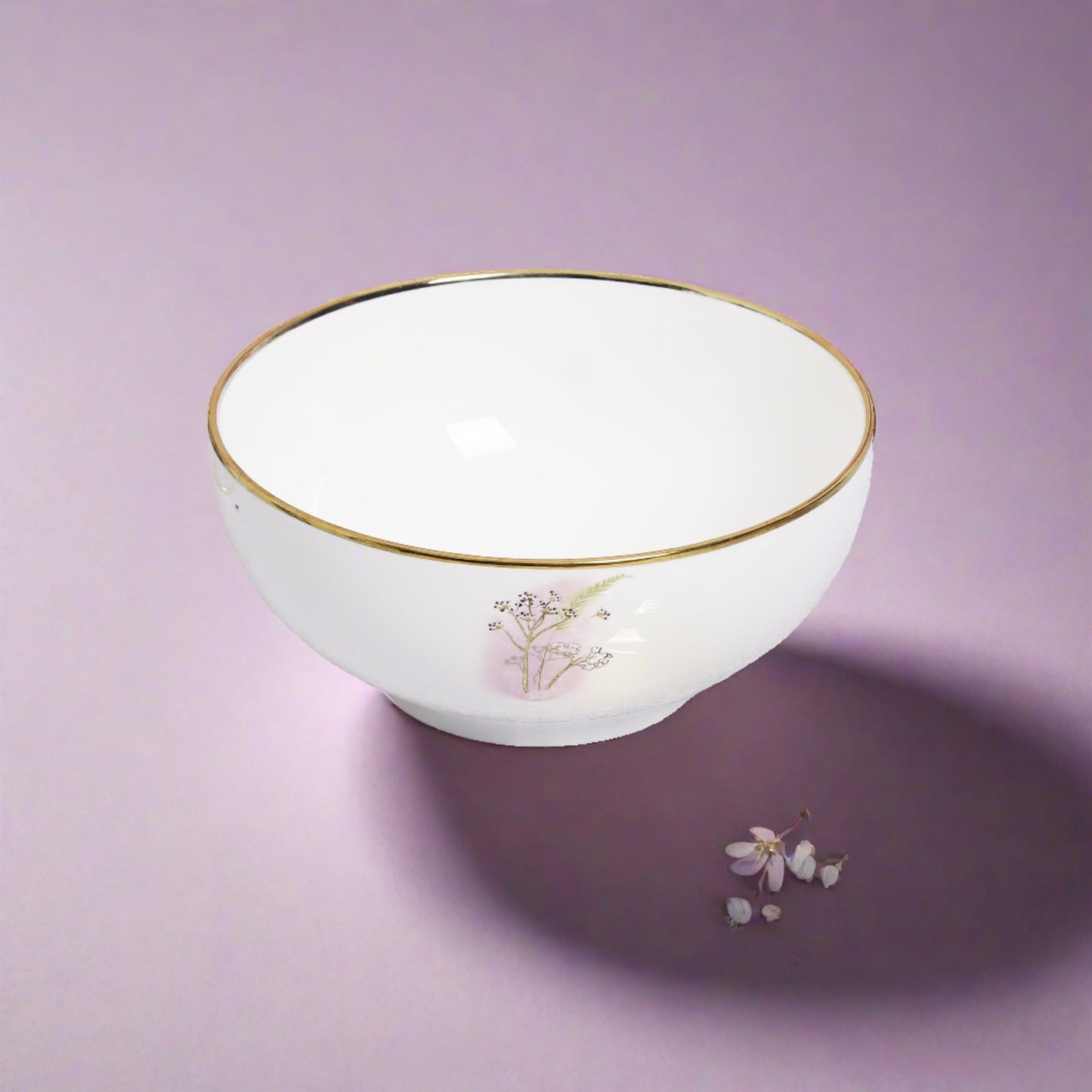 Complete fine bone china pasta bowl set - perfect for serving and enjoying pasta dishes.