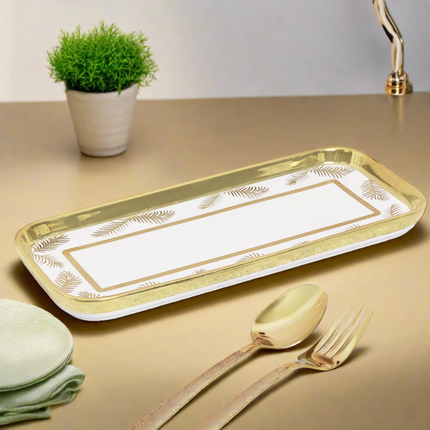 Ceramic set of 4 rice/salad plates and pasta bowls - elevate your dining experience with this stylish and versatile dinnerware collection