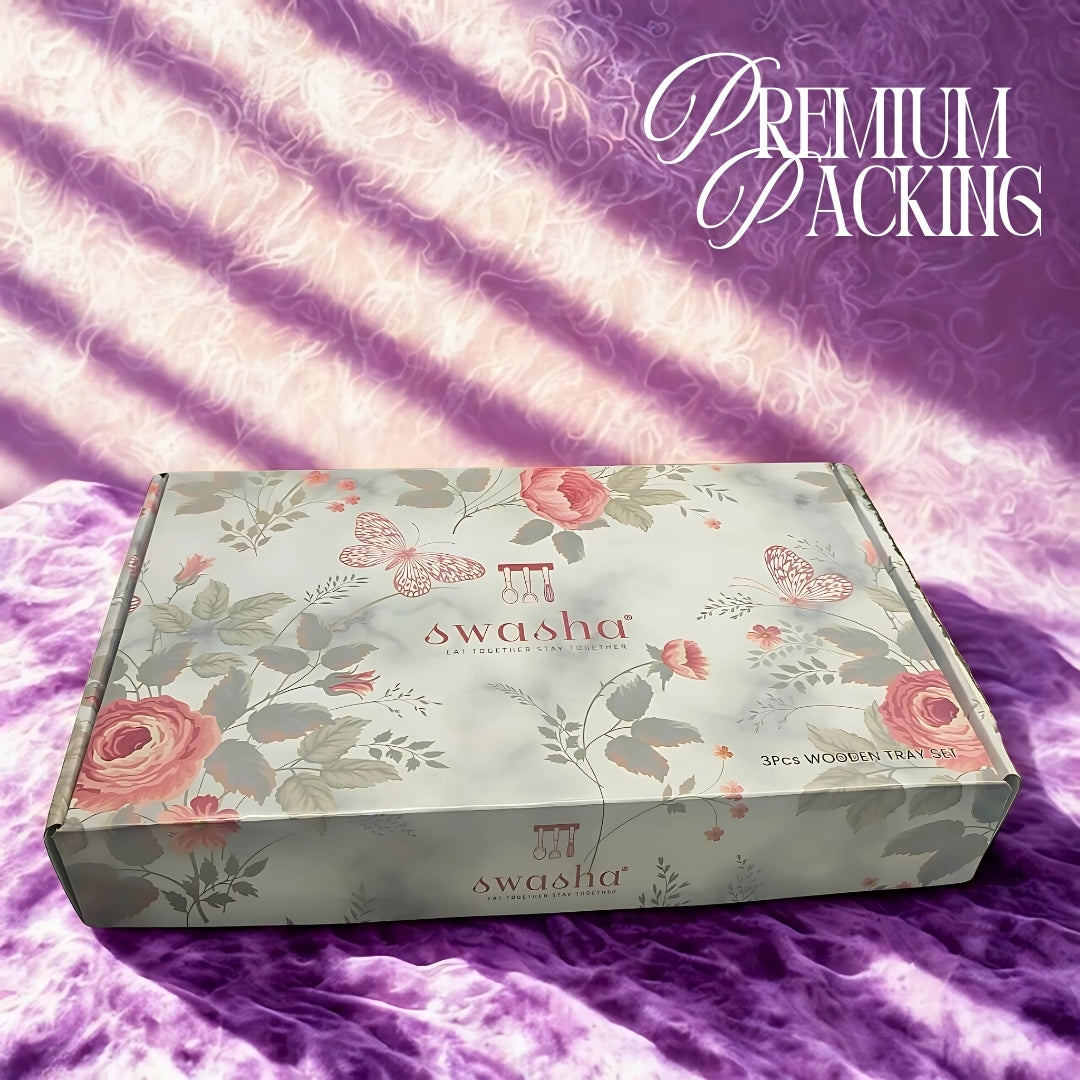 Digital Print Serving Trays Set of 3 - Luxury Tableware