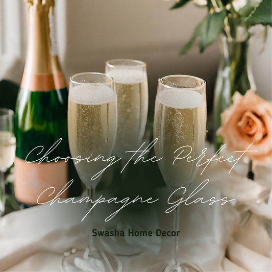 Toast in Style: A Comprehensive Guide to Selecting the Ideal Champagne Glass for Every Celebration - Swasha Home Decor