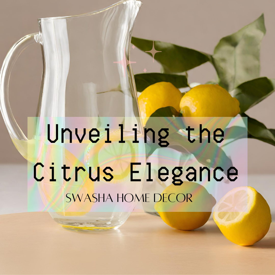Unveiling the Citrus Elegance: Swasha's Lemon Set of 6