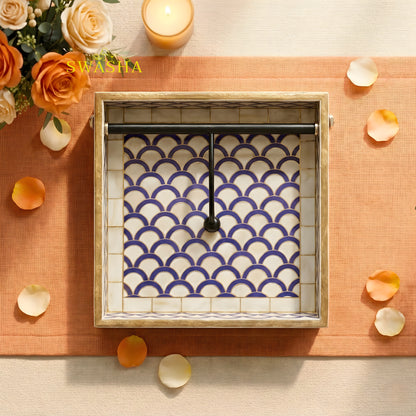 Swasha Resin Finish MDF Tissue Holder - Weighted Napkin Box