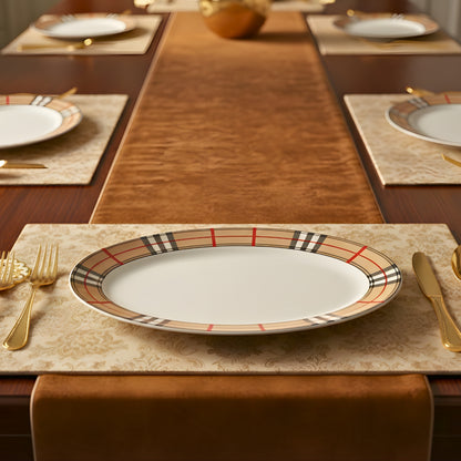 Magnesium Porcelain Dinner Set – 36 Pieces | Elegant Dining Essentials | Tableware