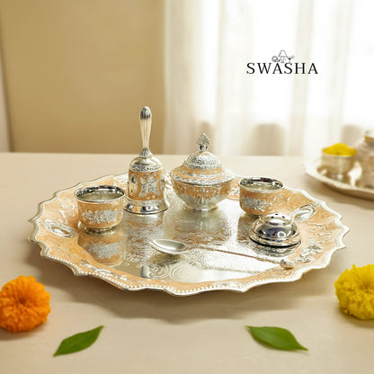 Swasha Premium Puja Thali Set