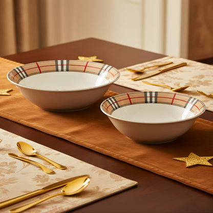 Magnesium Porcelain Dinner Set – 36 Pieces | Elegant Dining Essentials | Tableware