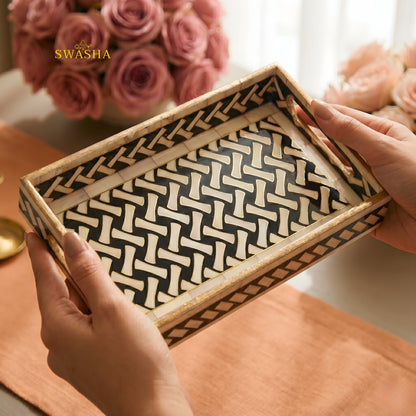 Resin Decorative Tray Set of 3 