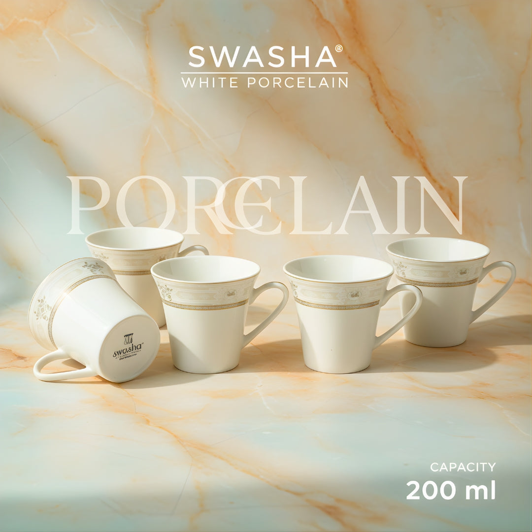 Tea & Coffee Cup Set of 6