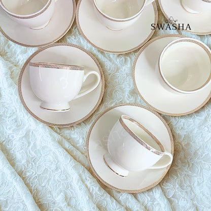 Designer Porcelain Cup Saucer Set