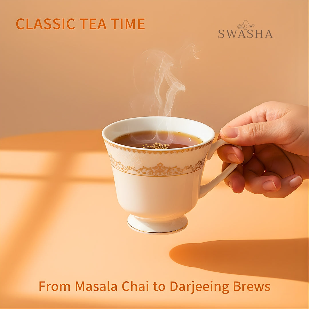 Swasha Ceramic Tea Coffee Cups Set of 6