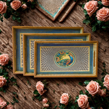 MDF Serving Tray Set of 3