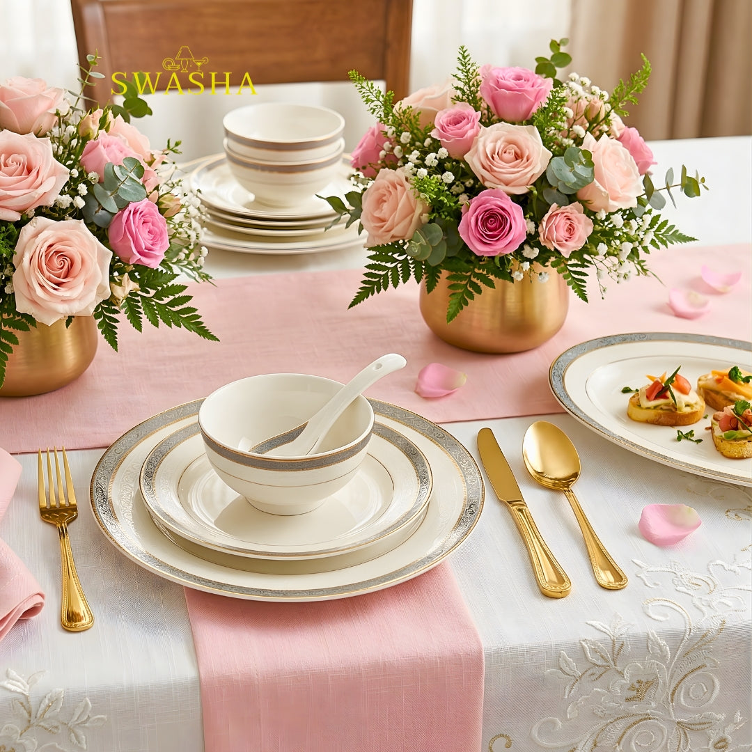 48 Pc Swasha Dinner Set for 6 