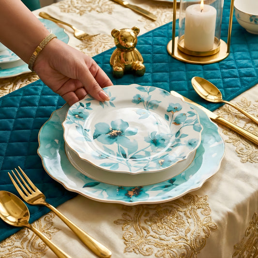 Swasha 51-Piece Dinner Set - Complete Dining Solution