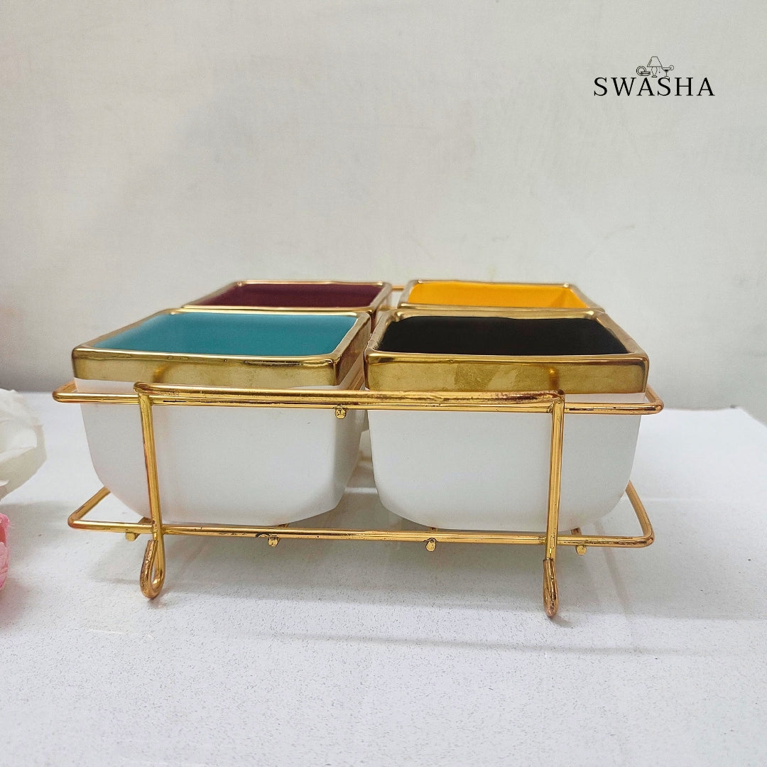 Stylish Snack Serving Dish by Swasha – Perfect for Parties & Gatherings