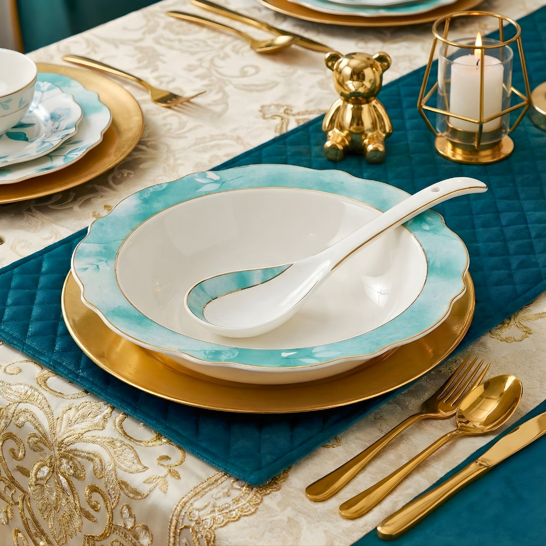 Swasha 51-Piece Dinner Set - Complete Dining Solution