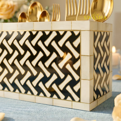 Handmade Resin Cutlery Stand by Swasha - Modern Kitchen Organizer