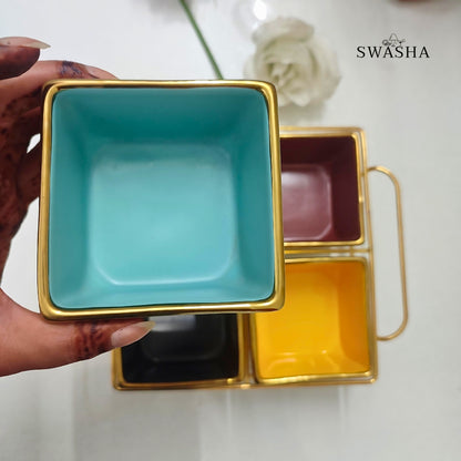 Stylish Snack Serving Dish by Swasha – Perfect for Parties & Gatherings