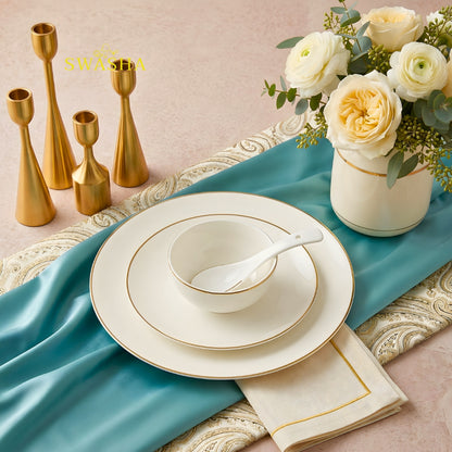 48 Pc Porcelain Dinner Set