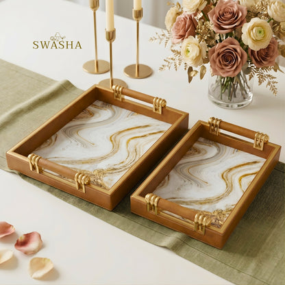 Trays Set of 2