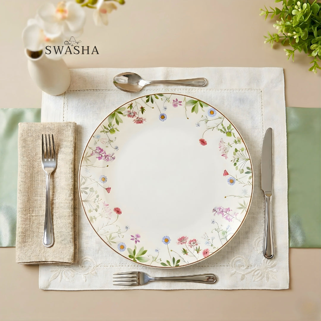 Swasha 48 Piece Dinner Set | Premium Dinnerware Set