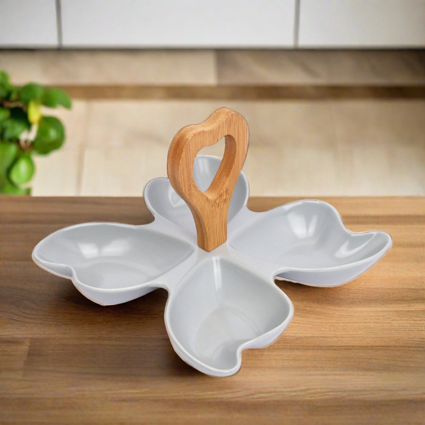 Premium Ceramic Snacks Serving Dish | Elegant Tableware by Swasha