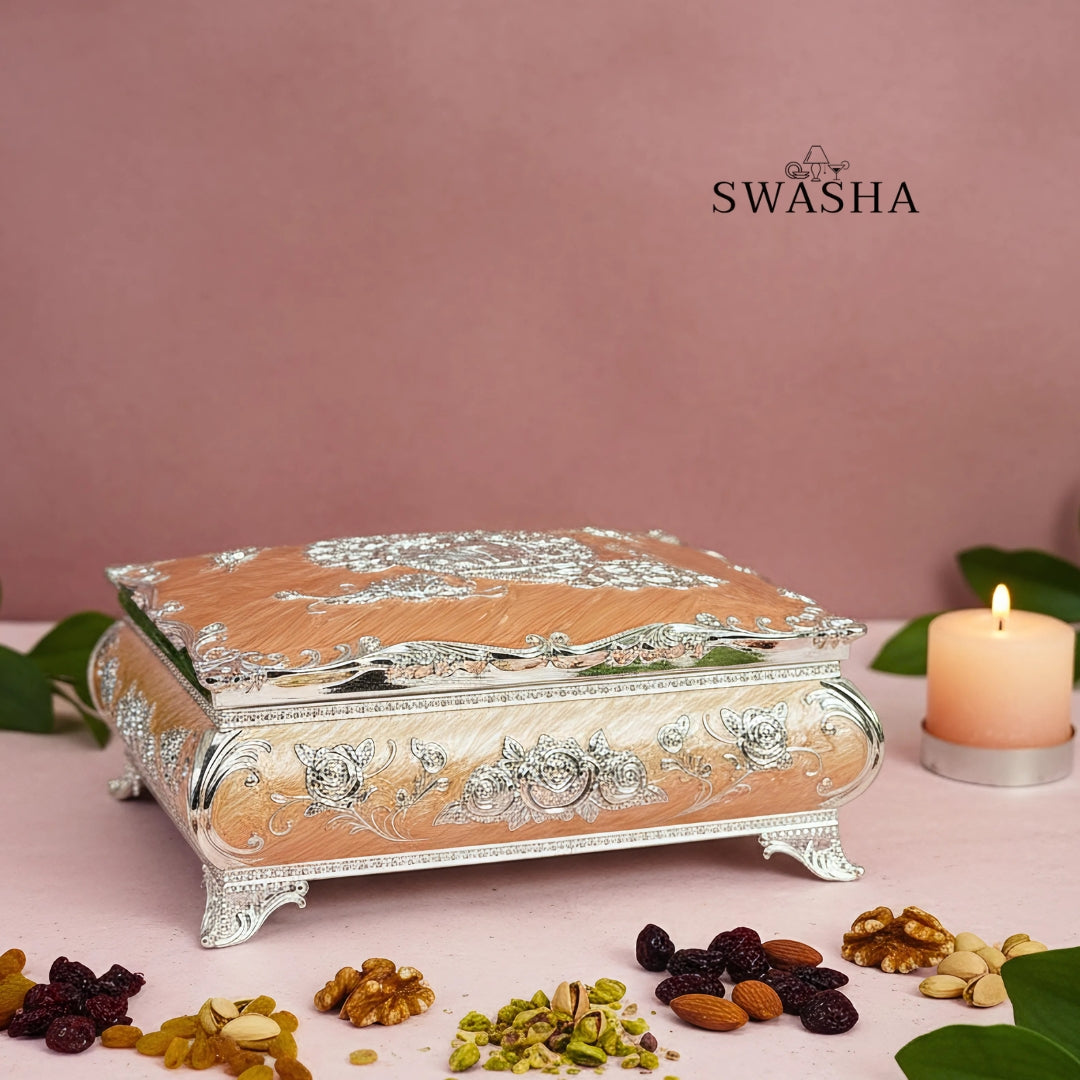  Dry Fruits Storage Box with 4 Compartments