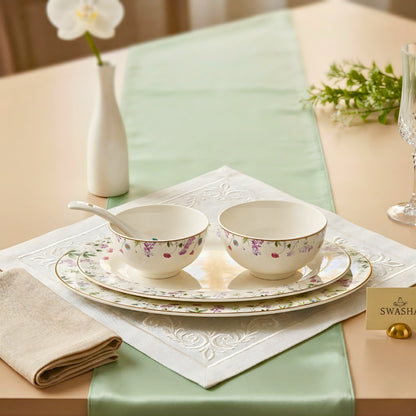 Swasha 48 Piece Dinner Set | Premium Dinnerware Set