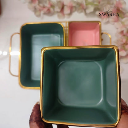 Elegant Snack Serving Dish by Swasha – Ideal for Entertaining and Everyday Use