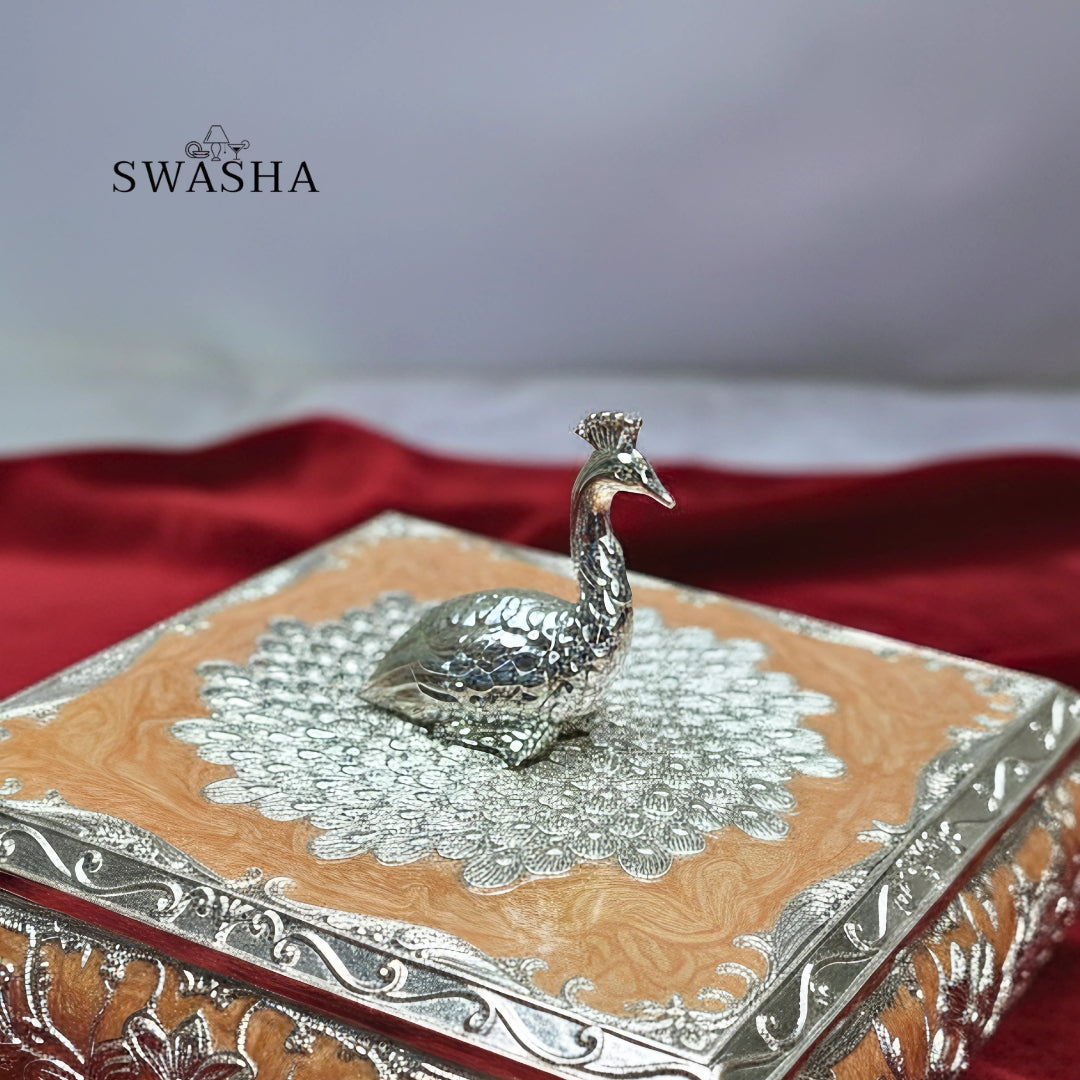 Swasha Peacock Dry Fruit Server