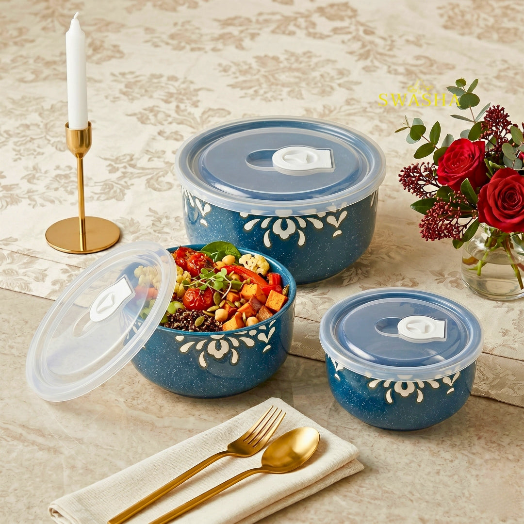 Stoneware Serving Bowl Set