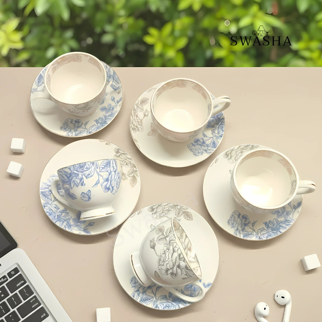  Cup Saucer Set of 6